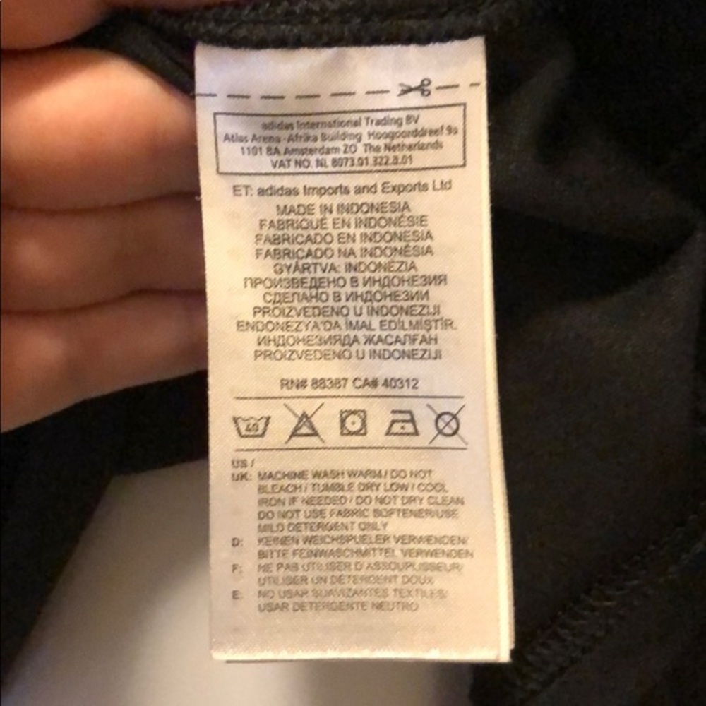 Adidas Climalite Workout Top Tee Basic Black L - image 8